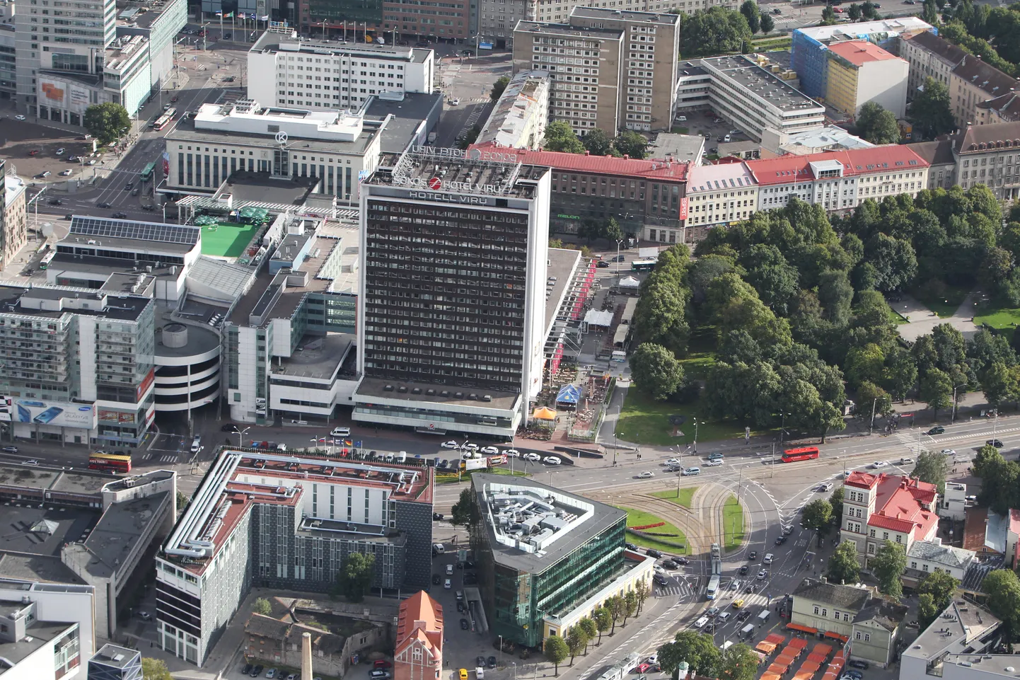 Tallinna kesklinn.