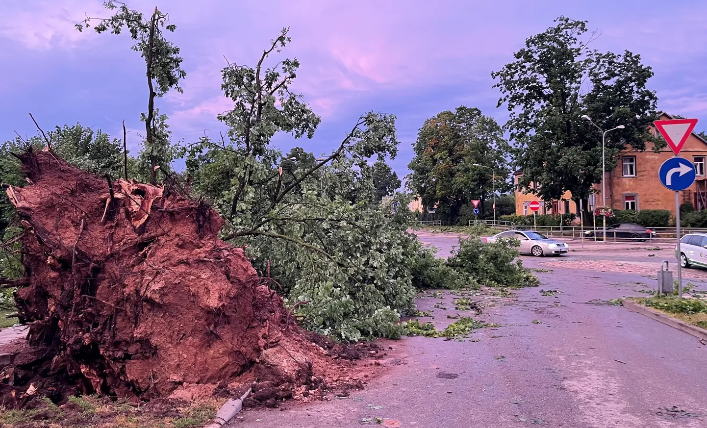 11. jūlija vētras postījumi Bauskā