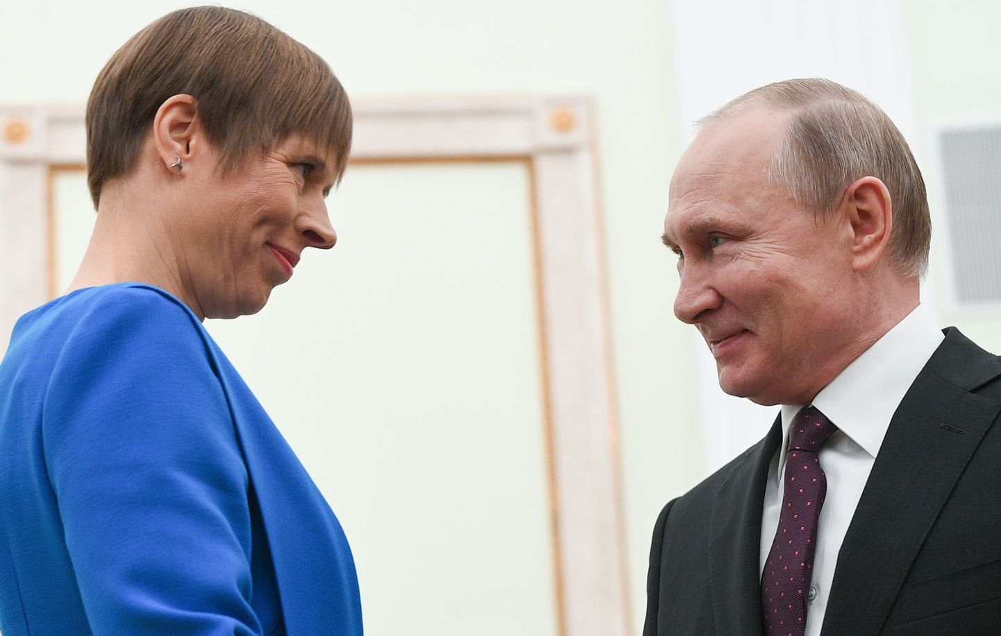 Kersti Kaljulaid ja Vladimir Putin.