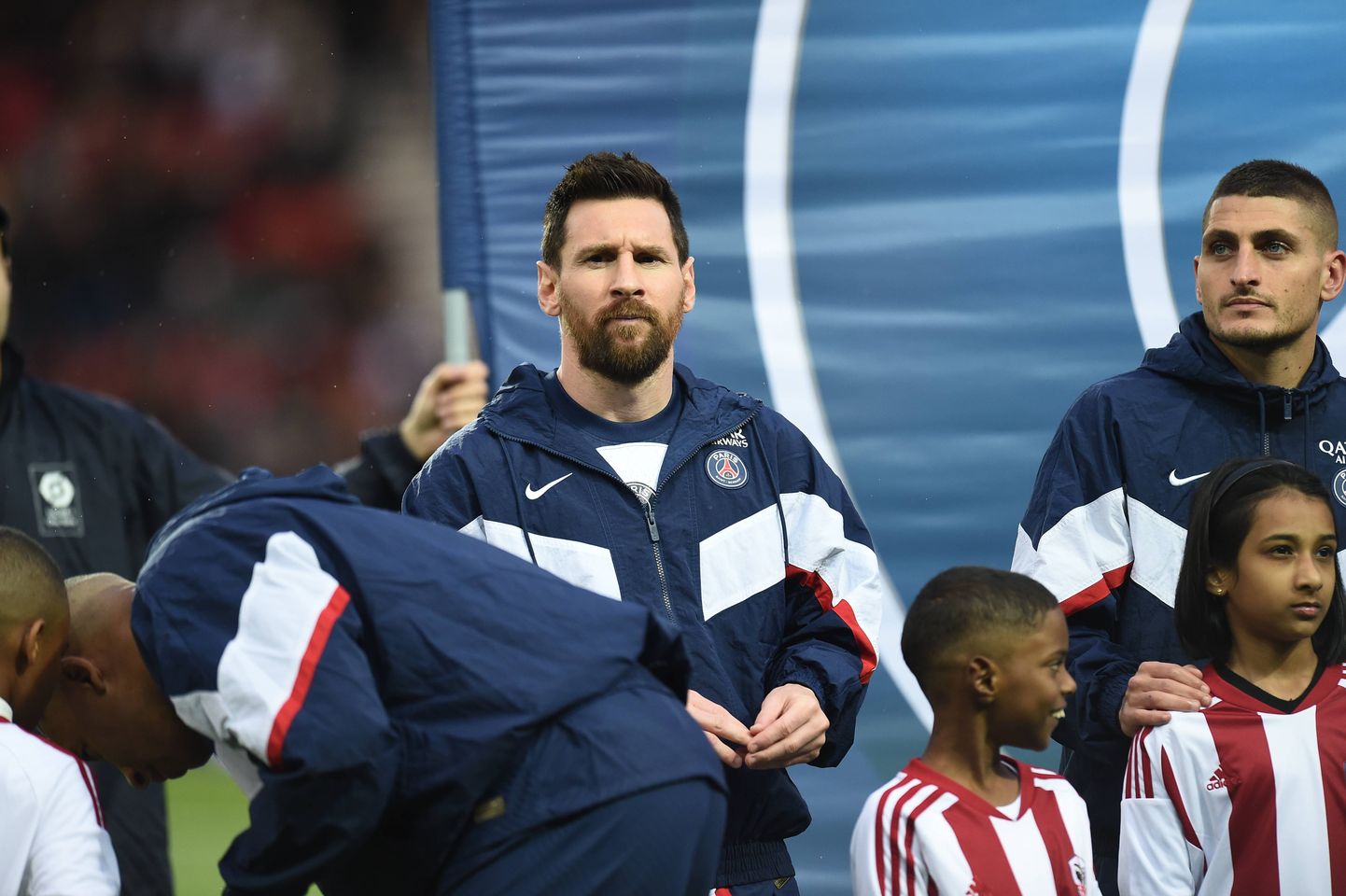 Lionel Messi (vasakul).