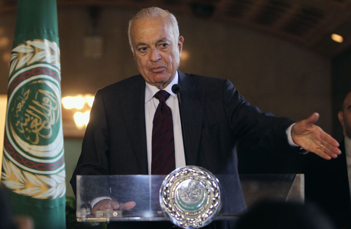 Araabia Liiga peasekretär Nabil el-Araby.