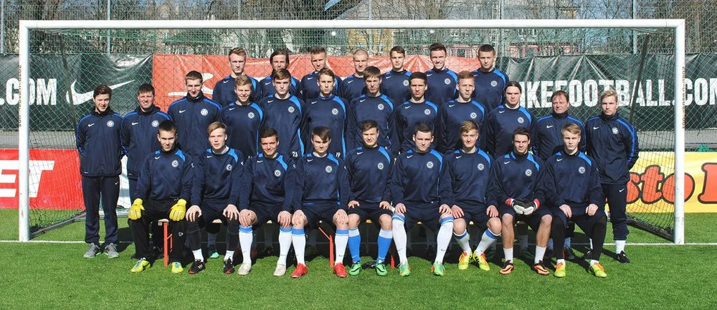 Eesti U-19 koondis.