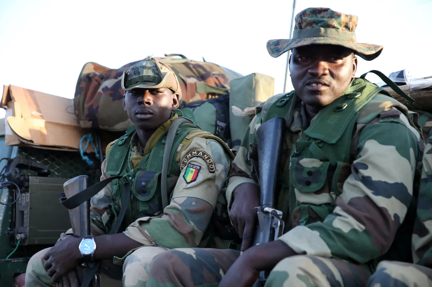 Военные ЭКОВАС из Сенегала.