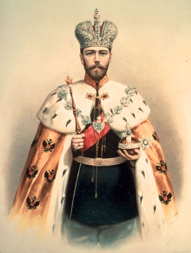 Nikolai II kroonimisrõivastuses