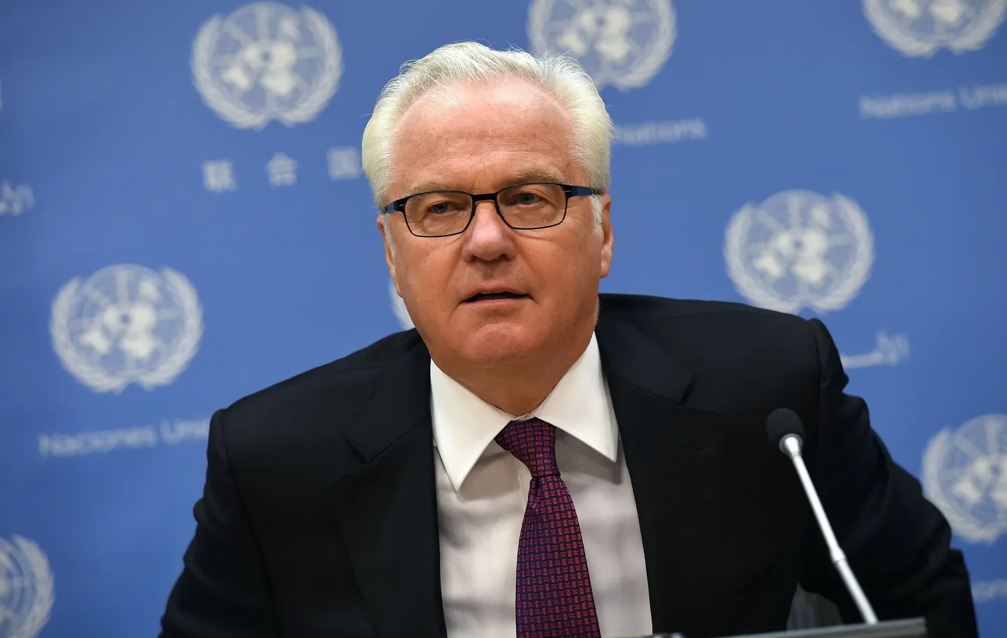 Постоянный представитель РФ при ООН Виталий Чуркин.
