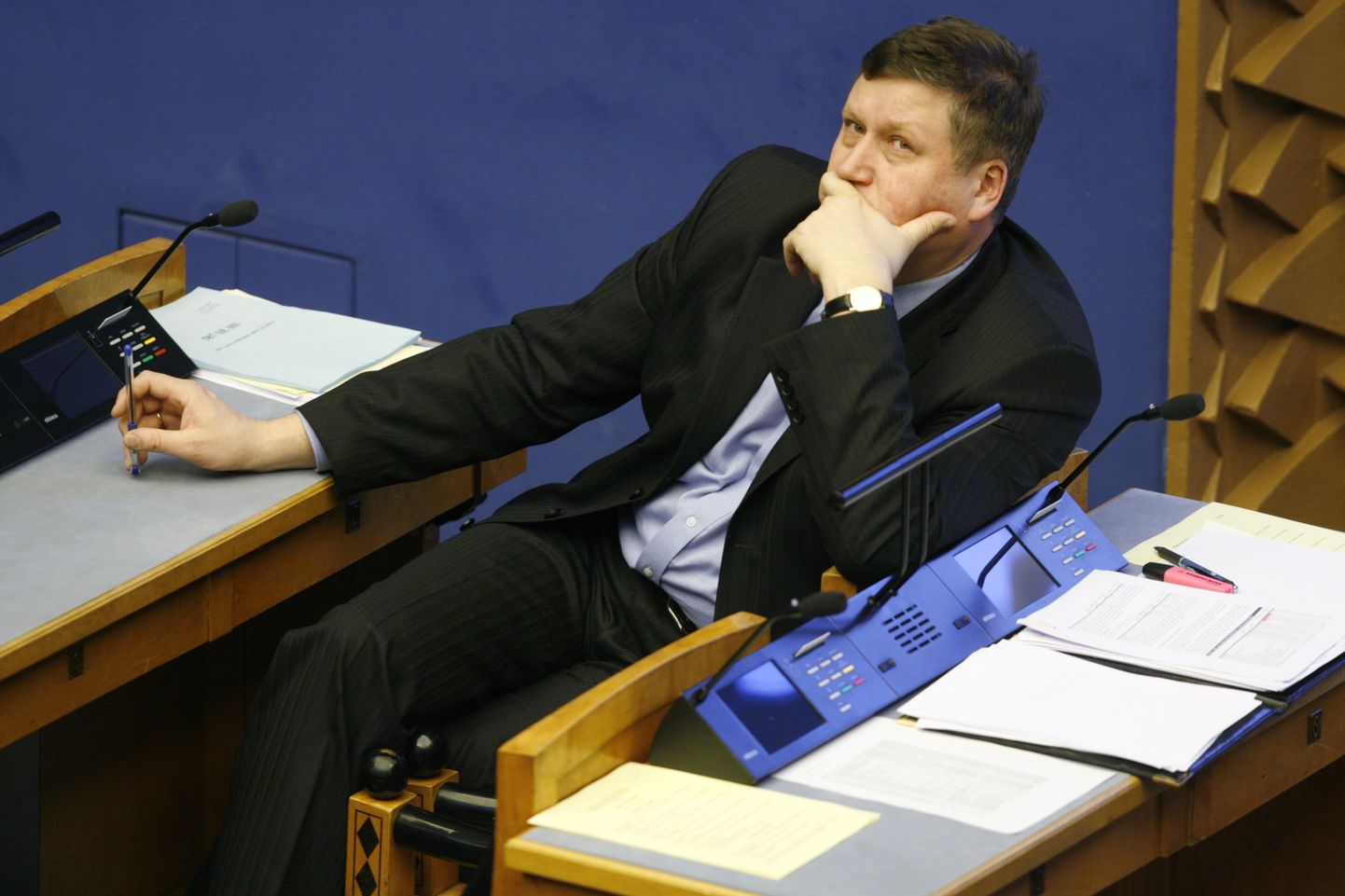 Pildil: Riigikogu majanduskomisjoni liige Jaanus Marrandi
