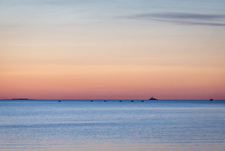 Бесконечный горизонт - украшение пляжа Кабернеэме.