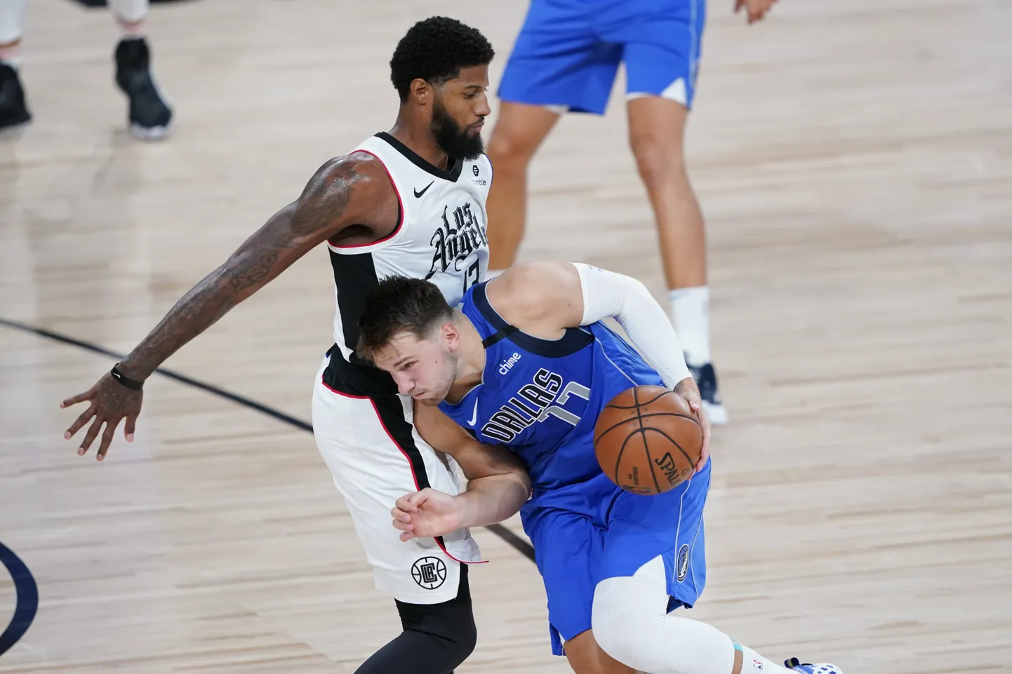 Paul George ülesandeks on tavapäraselt takistada vastaste ohtlikumaid tagamängijaid.