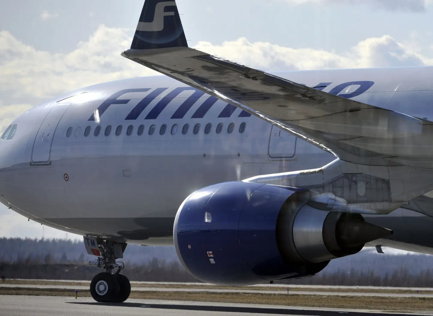 New Yorgist Helsingisse saabunud Finnairi reisilennuk