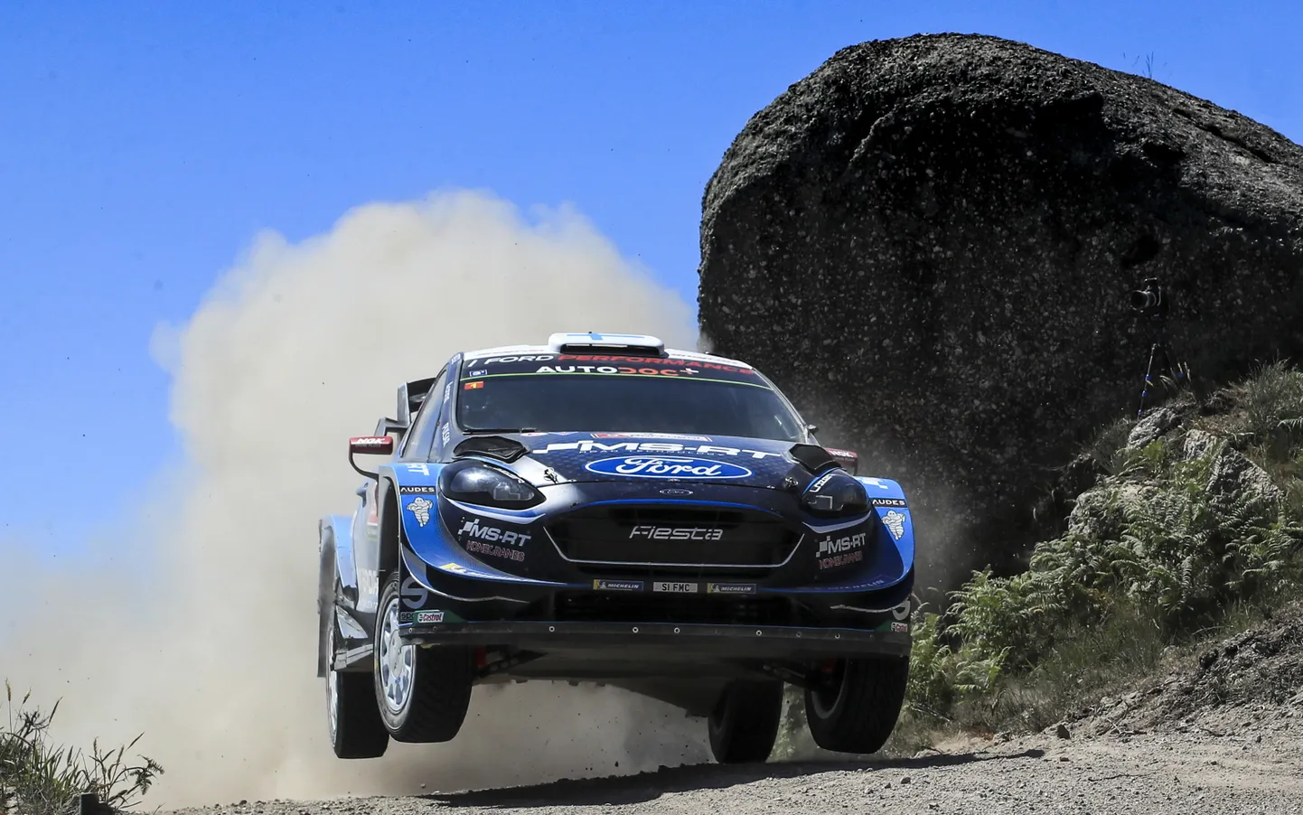 Teemu Suninen Portugali rallil 2019.