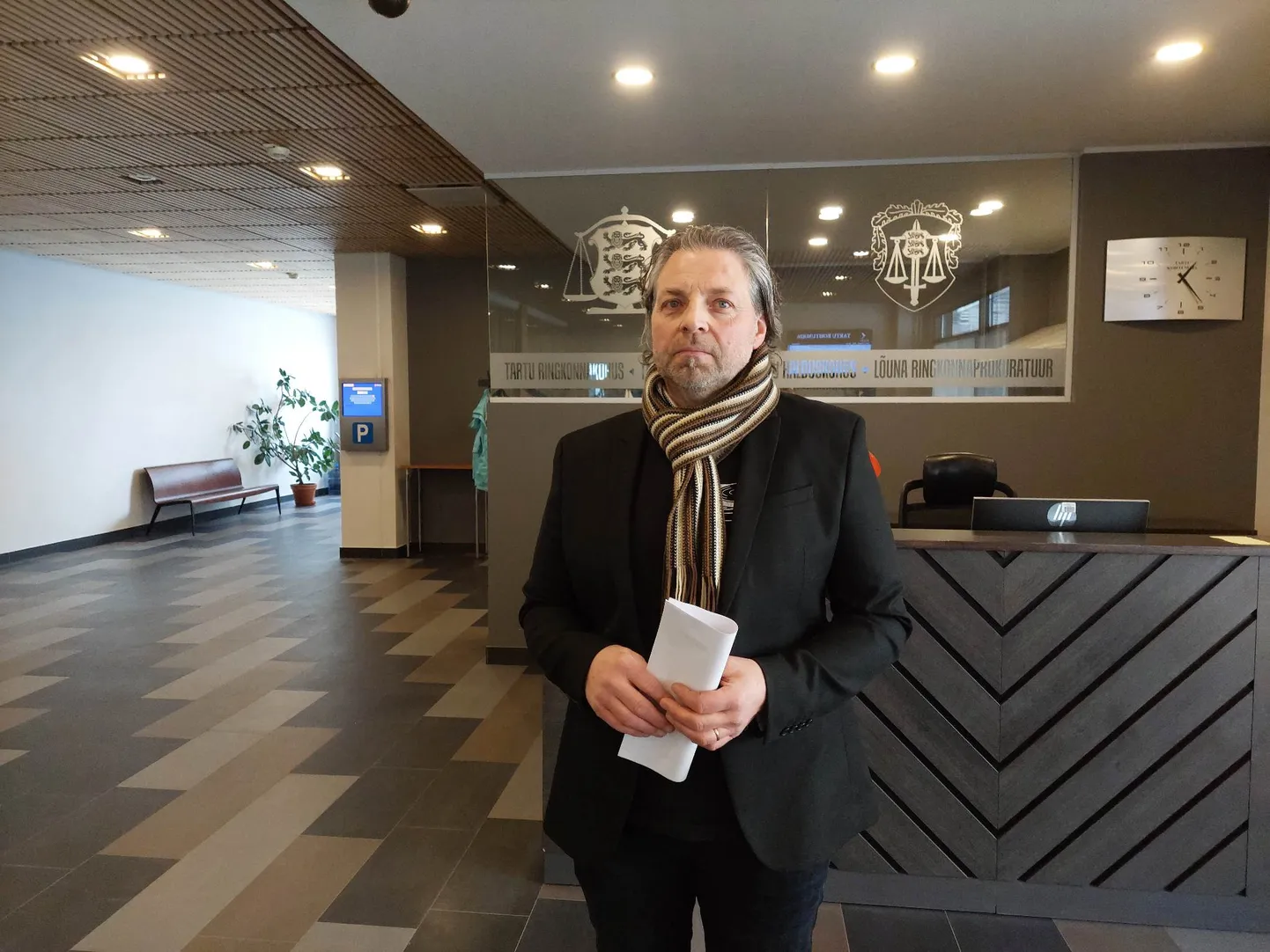 Üllar Jörbergi poeg Sven Jörberg Tartu maakohtus.