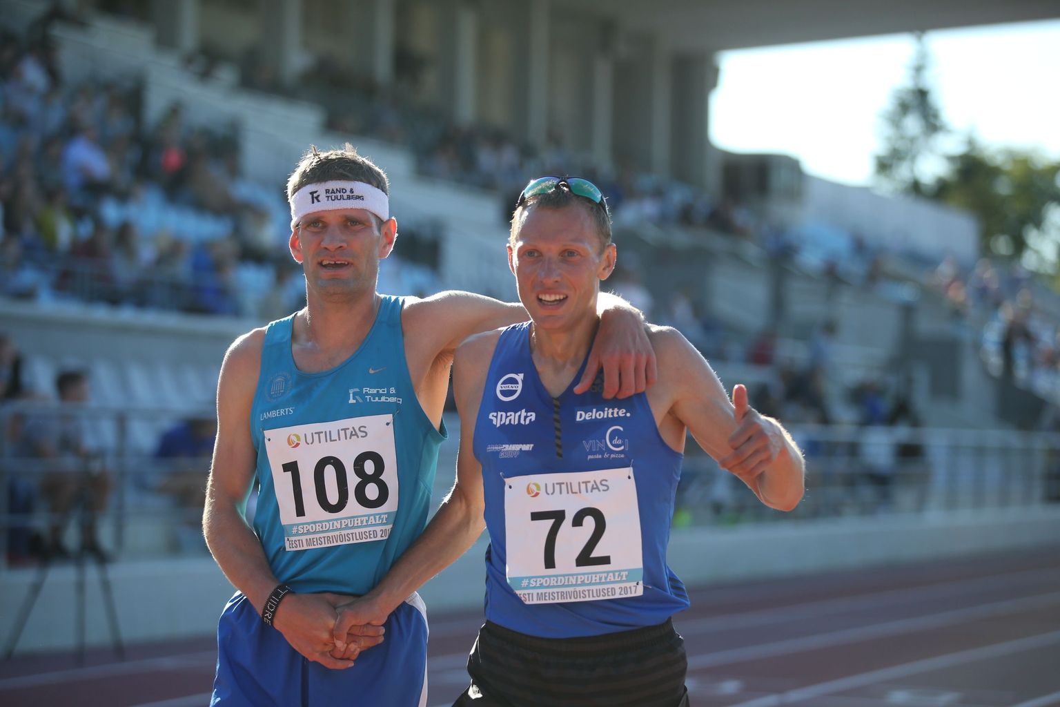 Eesti parimad maratonijooksjad Tiidrek Nurme ja Roman Fosti.