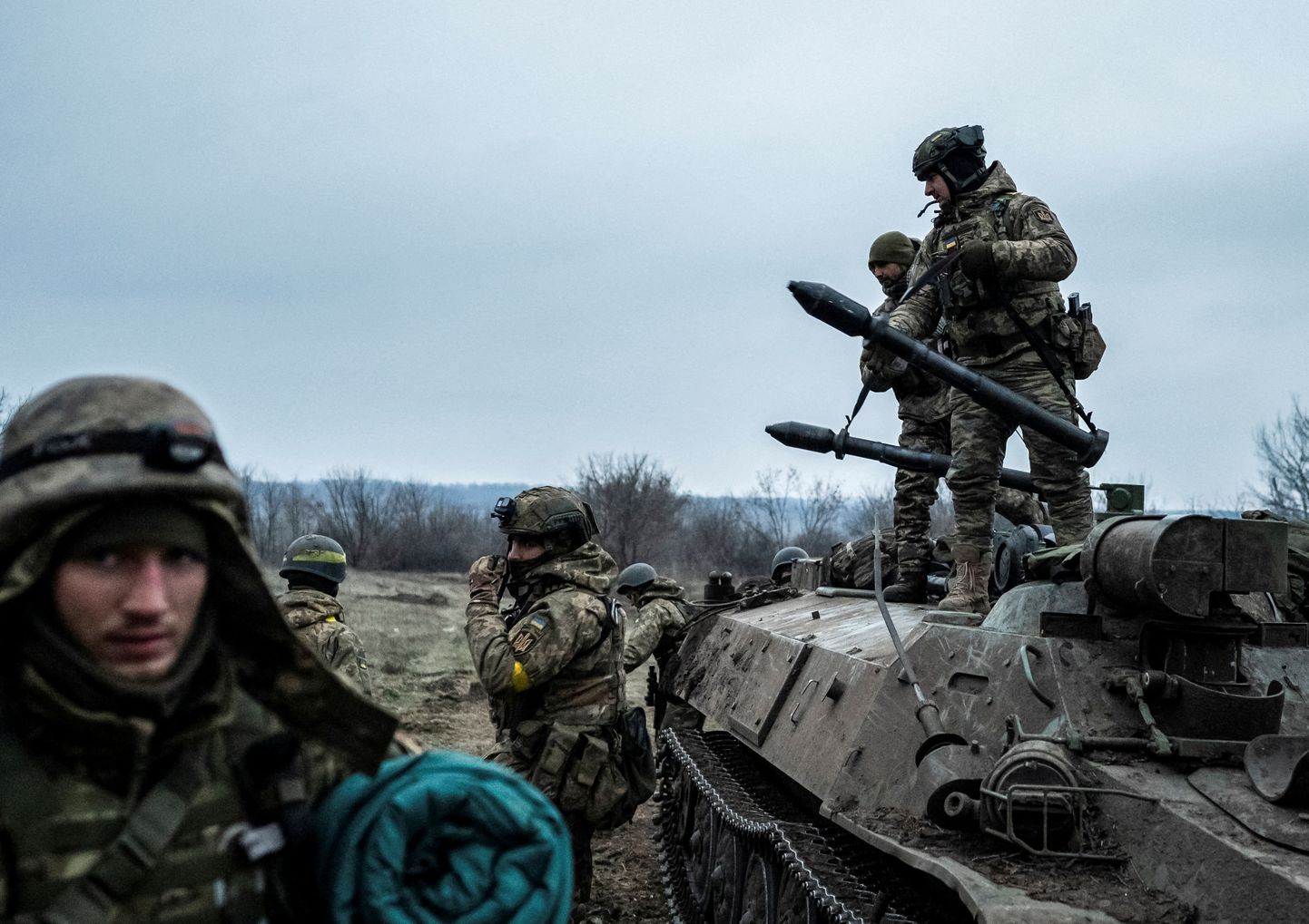 Украинские военные.