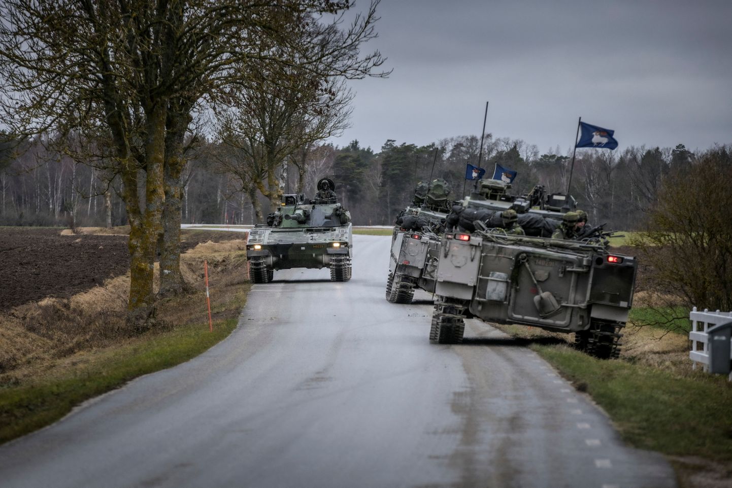 Gotlandi rügement patrullimas.