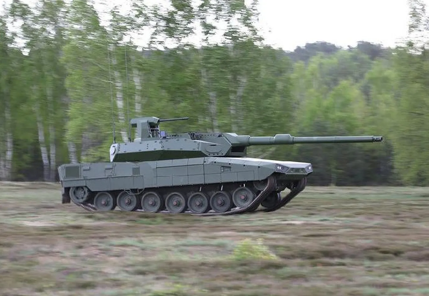 Uus Euroopa tank on madalam ja jääb seega lahinguväljal vähem silma, kuna tornis ei istu enam meeskonnaliige.