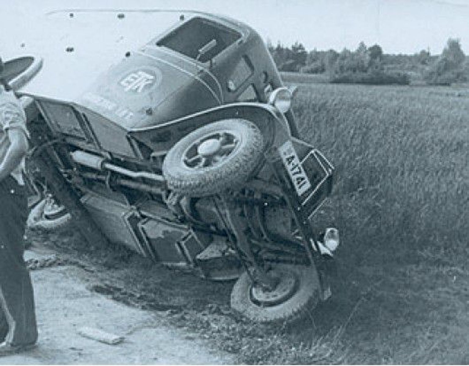 1930. aastate lõpus kraavi sõitnud ETK kaubaauto.