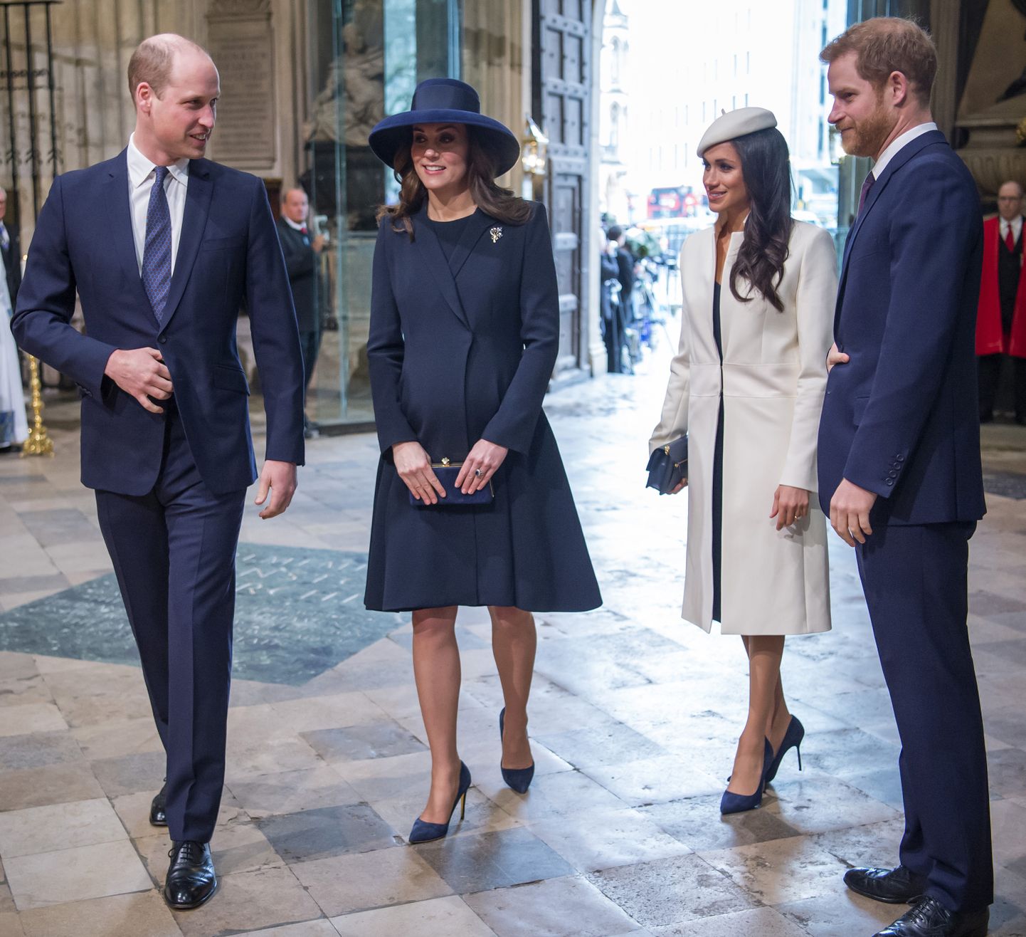 Members of The Royal Family attend the Commonwealth Day Observance Service at Westminster Abbey, London, UK, on the 12th March 2018.

Picture by Paul Grover/WPA-Pool.
12 Mar 2018
Pictured: Prince William, Duke of Cambridge, Catherine, Duchess of Cambridge, Kate Middleton, Meghan Markle, Prince Harry.
Photo credit: MEGA

TheMegaAgency.com
+1 888 505 6342