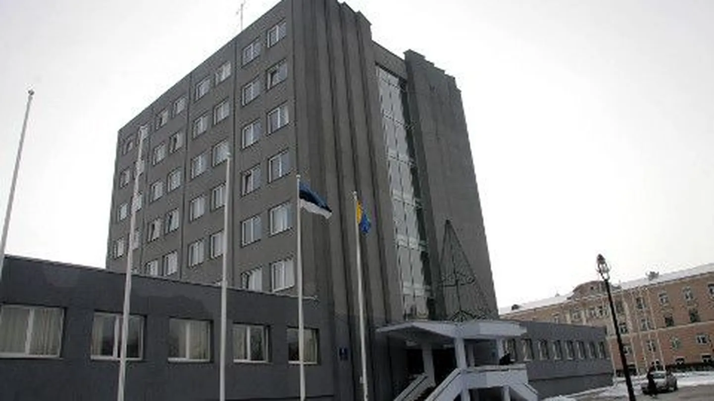 Здание городского управления Кохтла-Ярве, так называемый "серый дом".