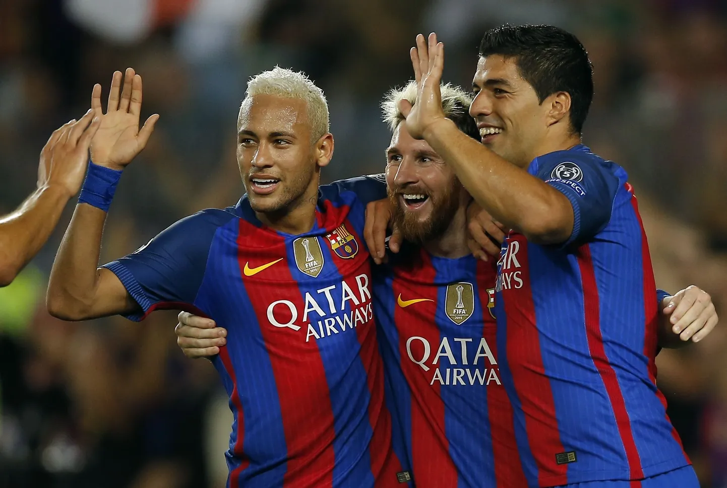 Lionel Messi, Luis Suarez ja Neymar