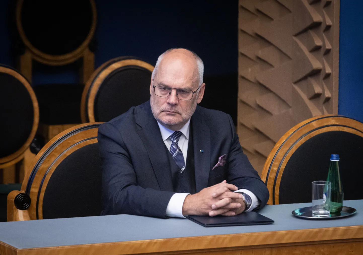 Vabariigi president Alar Karis septembris toimunud riigikogu sügishooaja avaistungil.