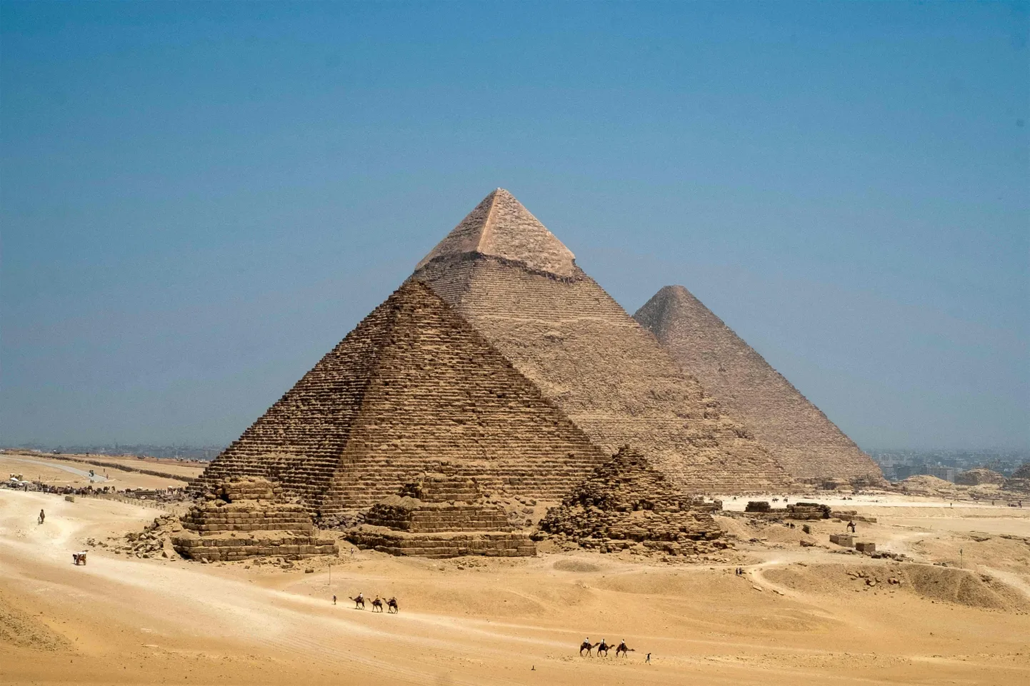 Egiptuse üks tuntumaid vaatamisväärsusi - Kairo lähedased Giza püramiidid