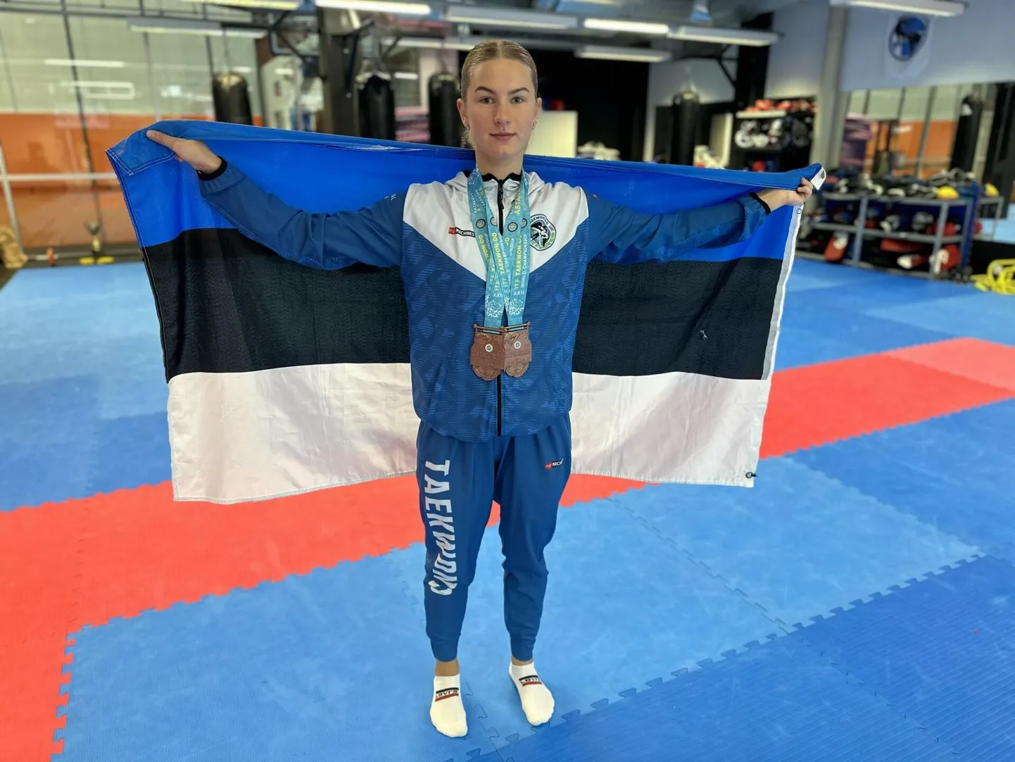 Anette Russ oli ainuke eetslane, kes MMil medaliteni jõudis.