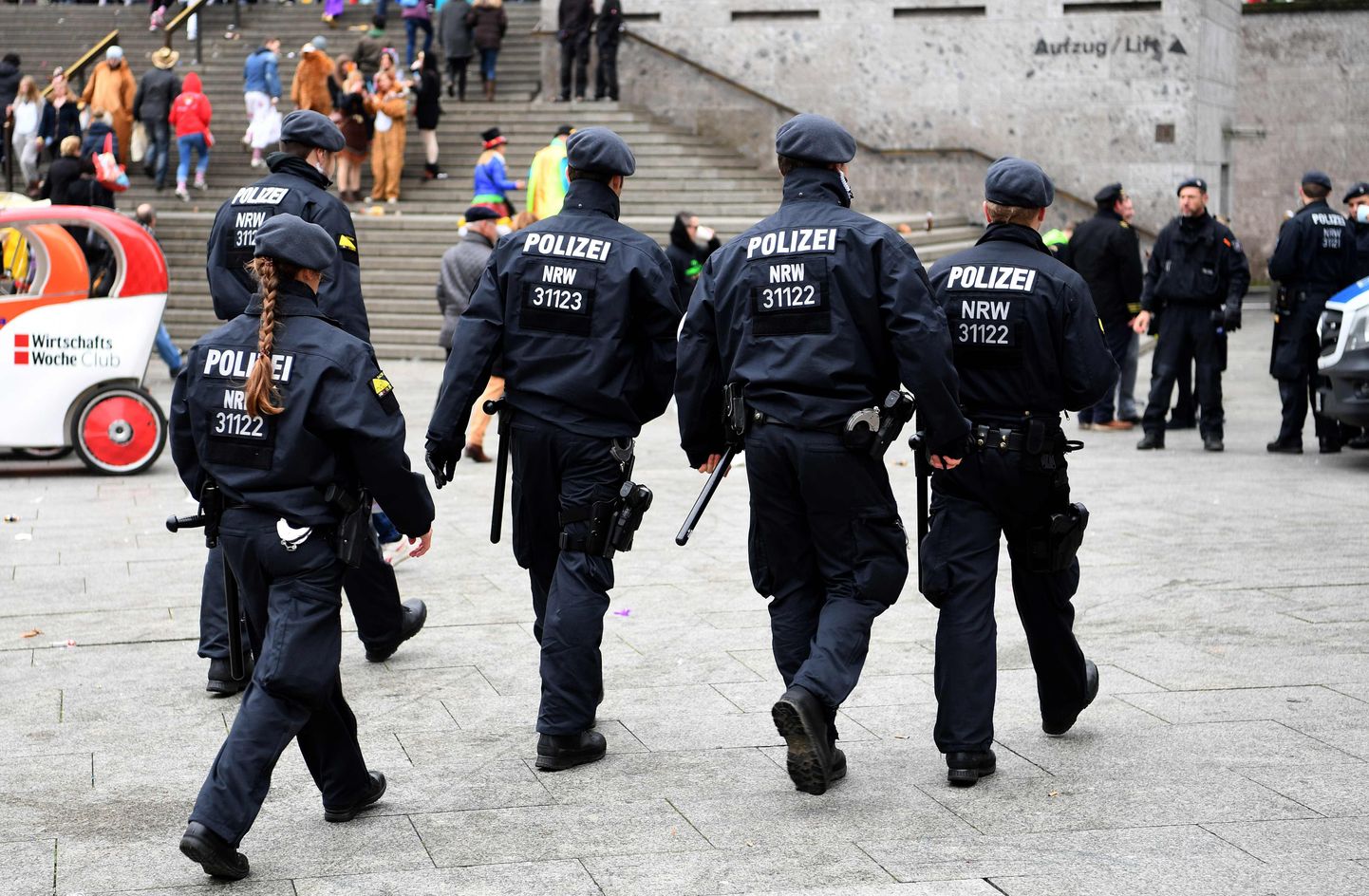 Kölni politsei patrullimas.
