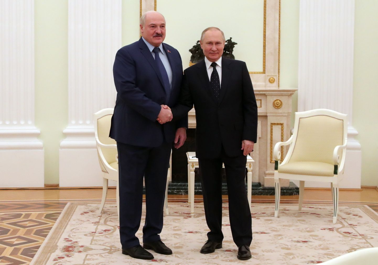 Valgevene president Aljaksandr Lukašenka ja Vene president Vladimir Putin aprillis 2023