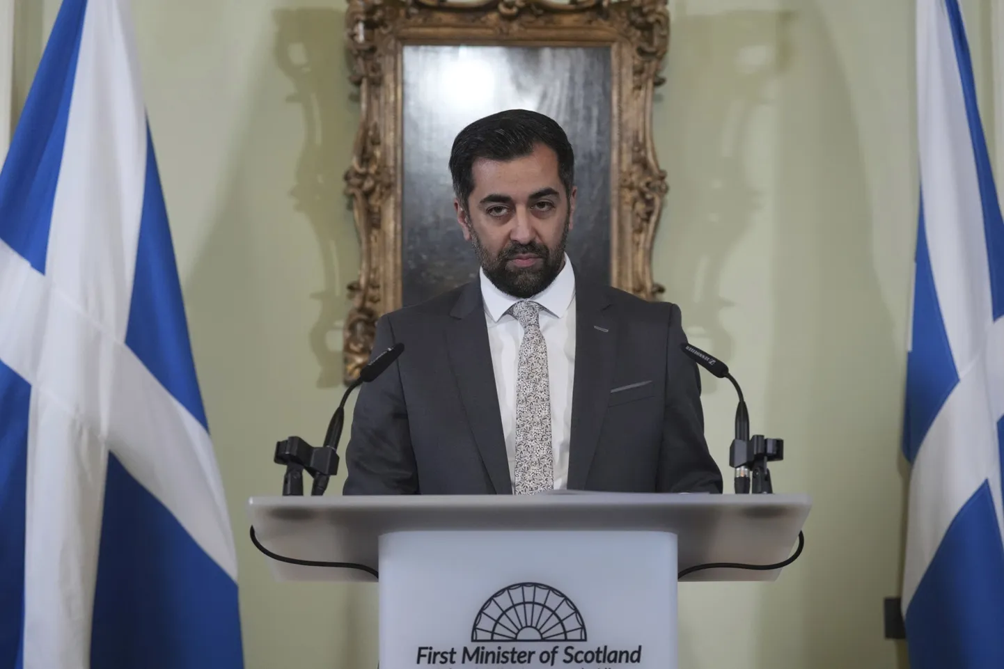 Šotimaa esimene minister Humza Yousaf. 29. aprill 2024.