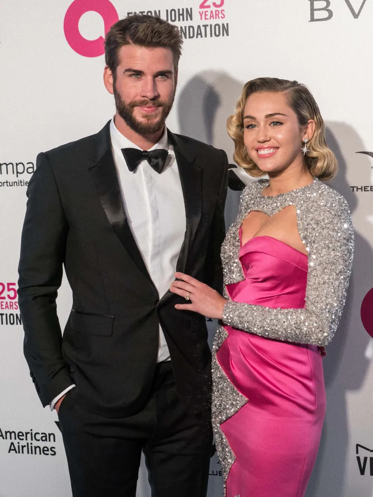 Miley Cyrus ja Liam Hemsworth 2018.