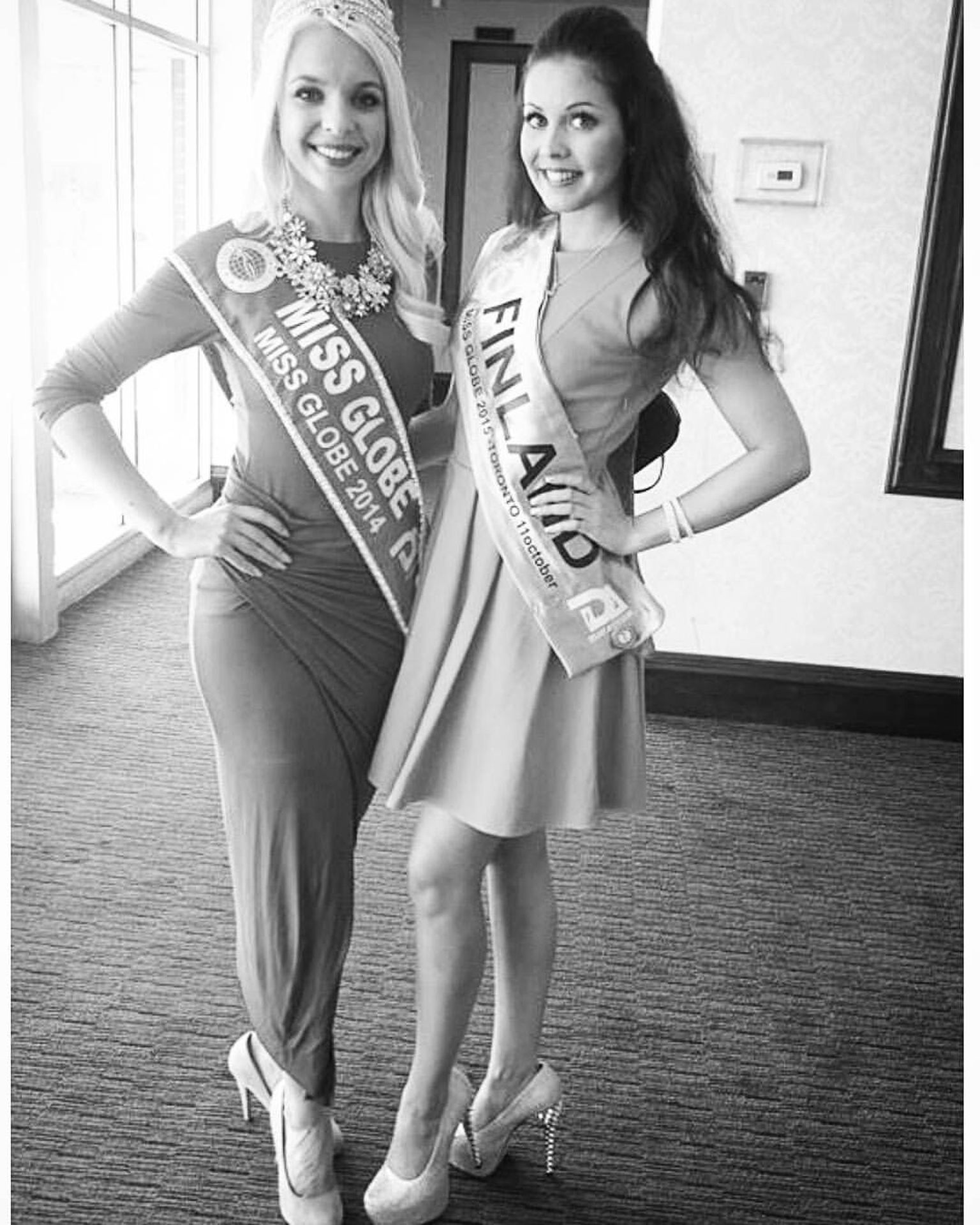 Tara koos Miss Globe 2014 võitjaga