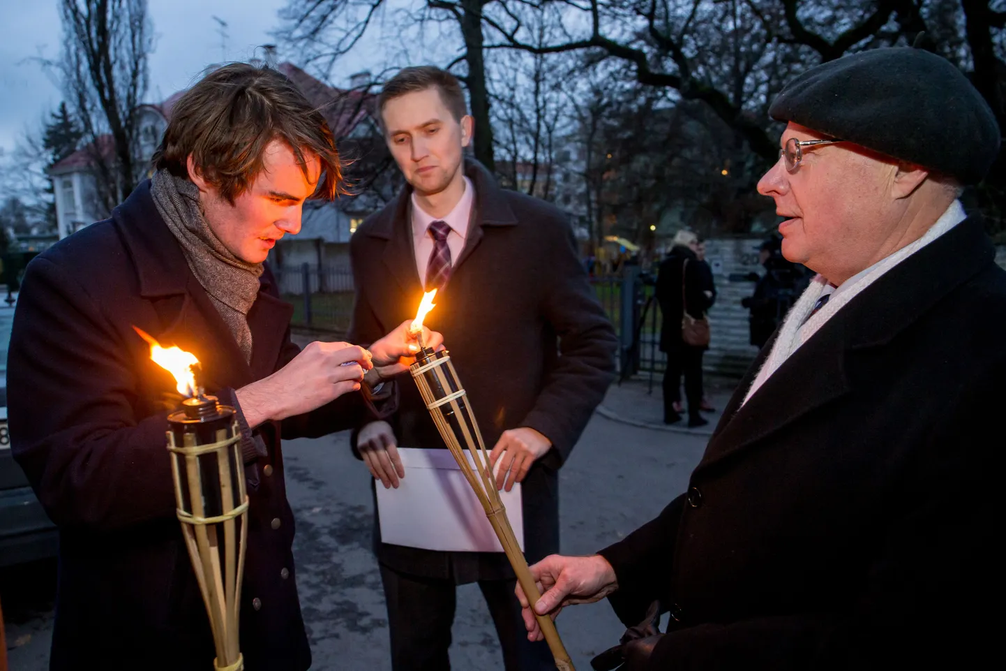 Eesti Konservatiivse Rahvaerakonna noortekogu Sinine Äratus meeleavaldus.