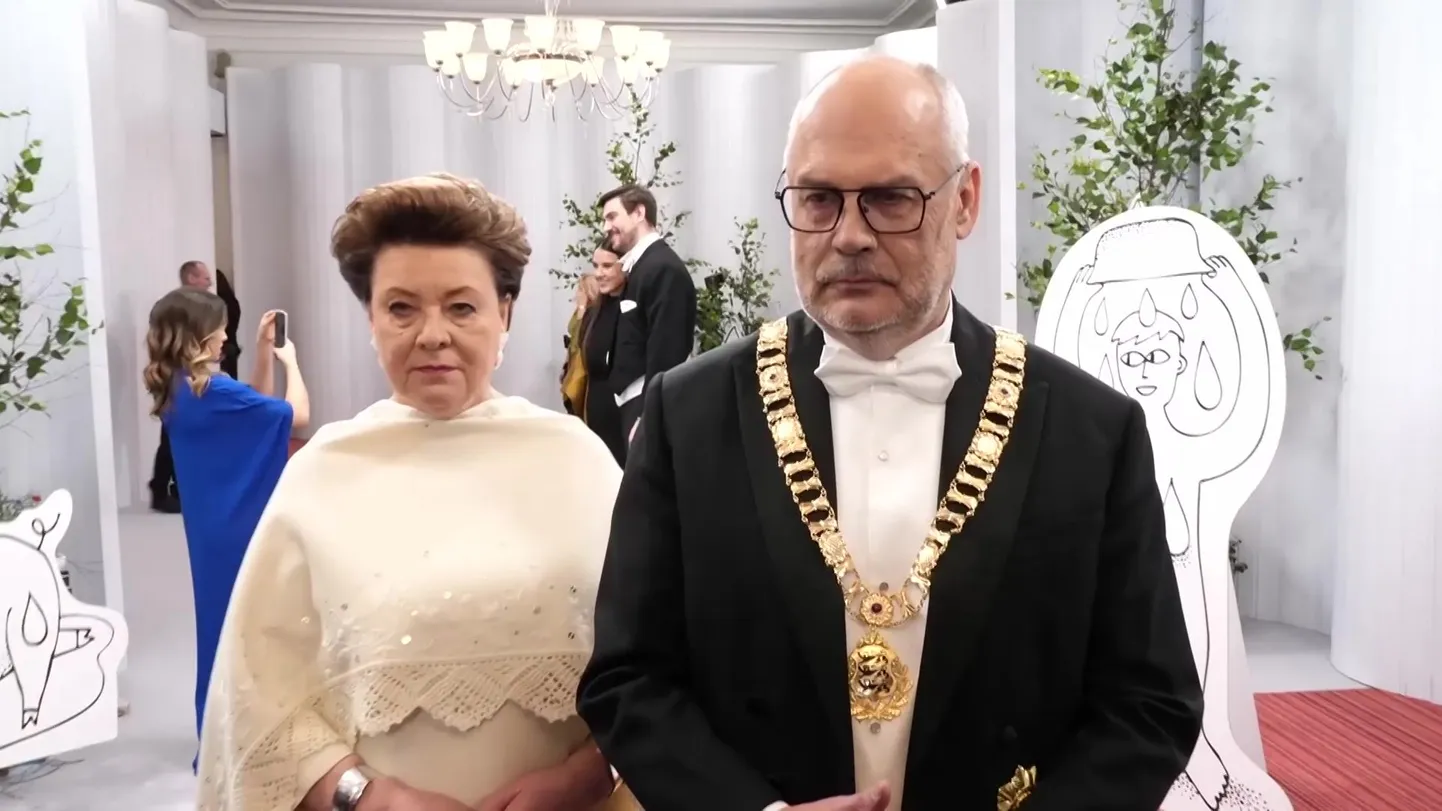 Presidendipaar Alar ja Sirje Karis.