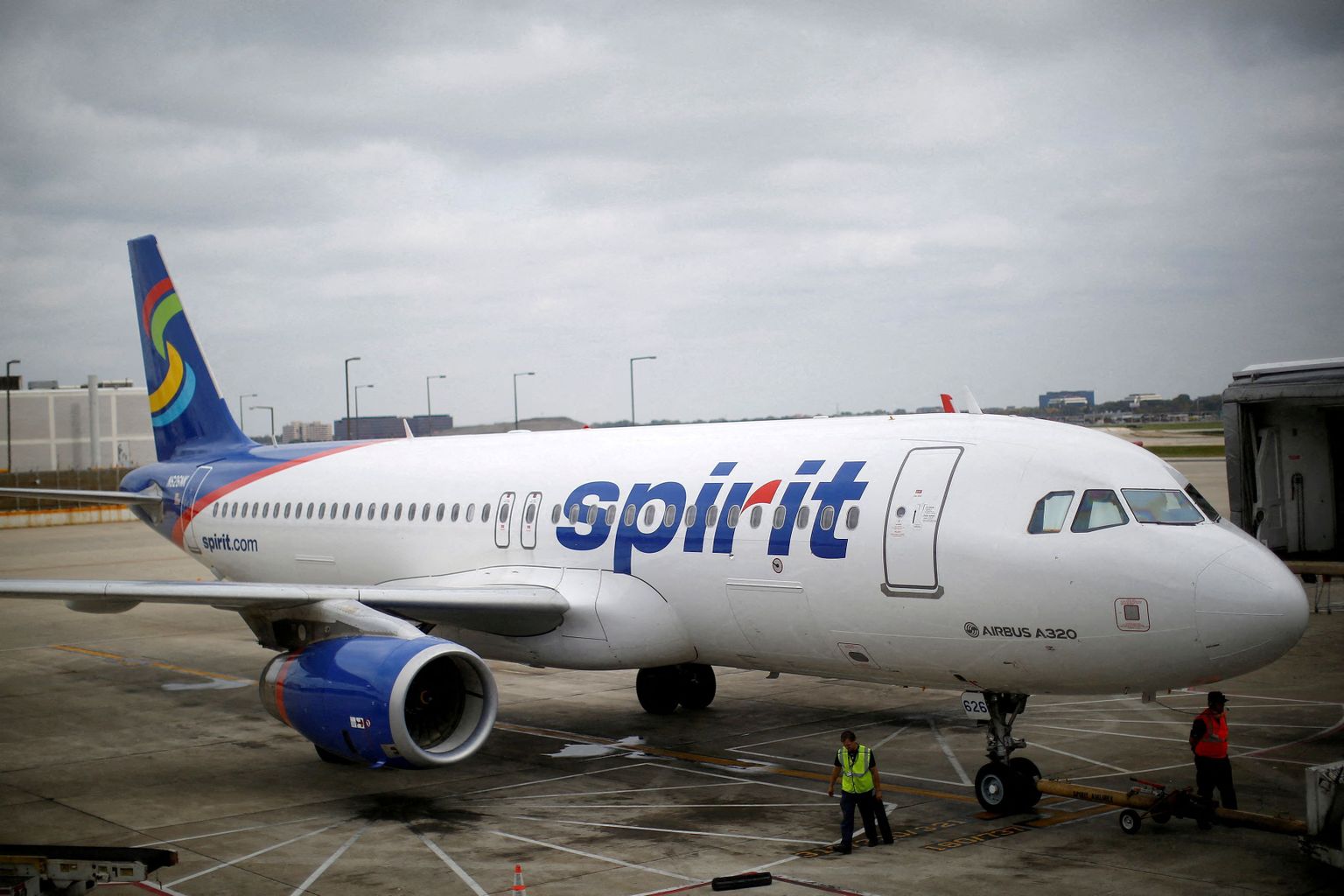 Spirit Airlinesi Airbus A320-200 lennuk.