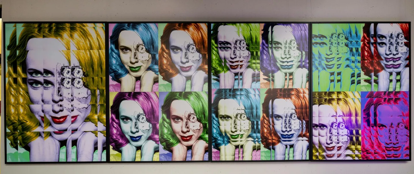 DeStudio, «Maria. Hommage Warholile; Maria mosaiik. Hommage Warholile II» (2023).