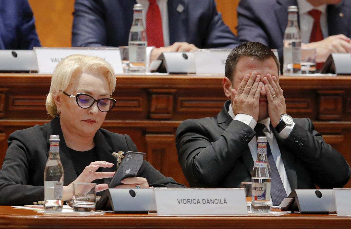Rumeenia peaminister Viorica Dăncilă ja asepeaminister Daniel Suciu.