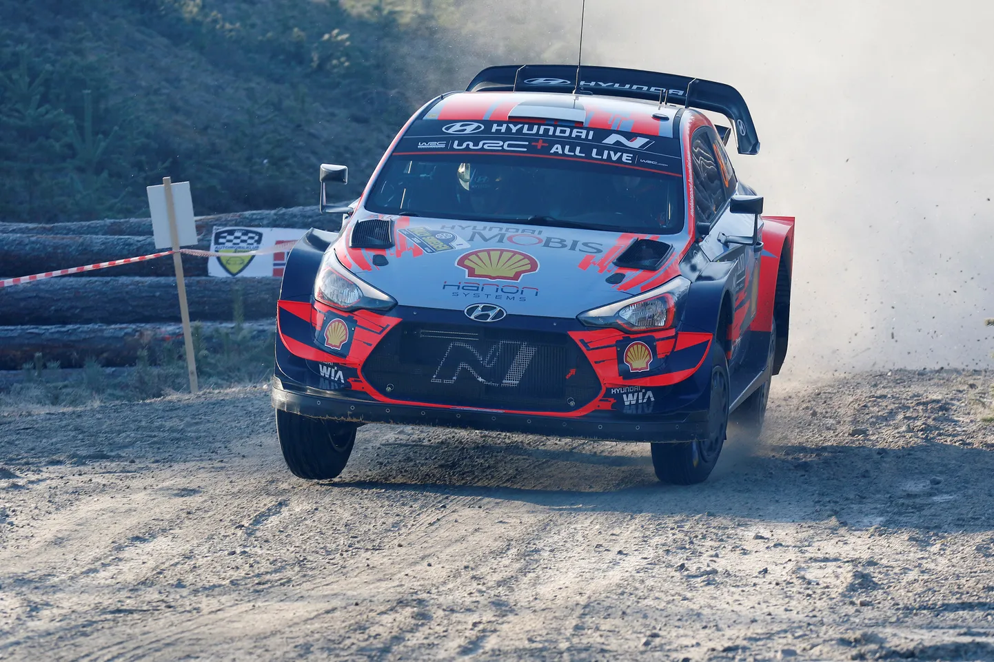 Ott Tänak ja Martin Järveoja 2020. aastal Rootsi talverallil Värmlandis.