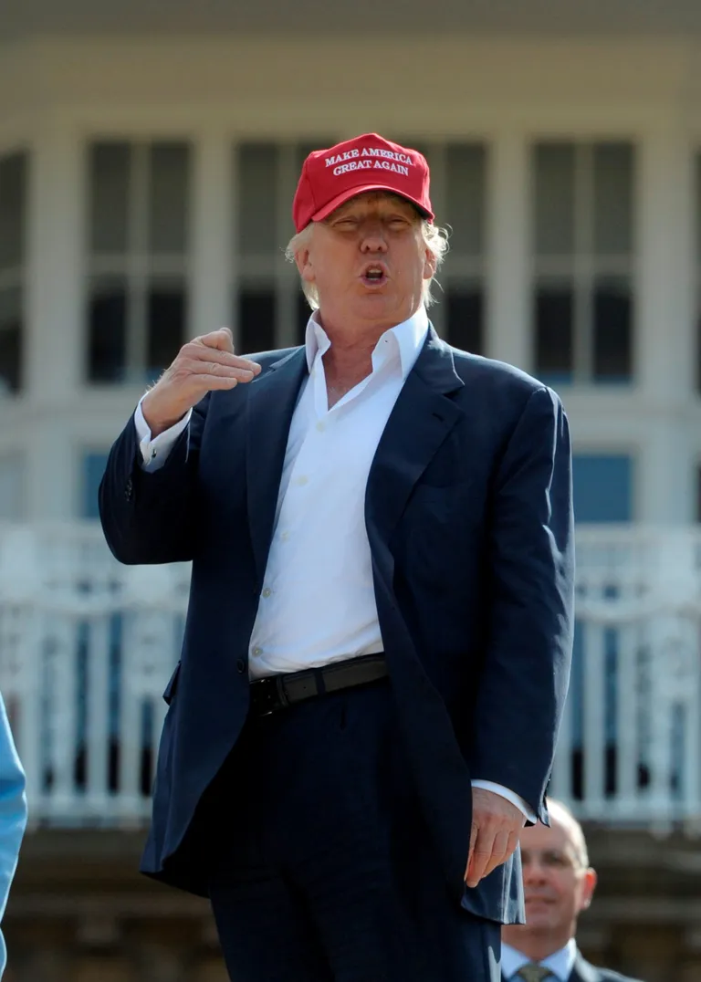 USA president Donald Trump.