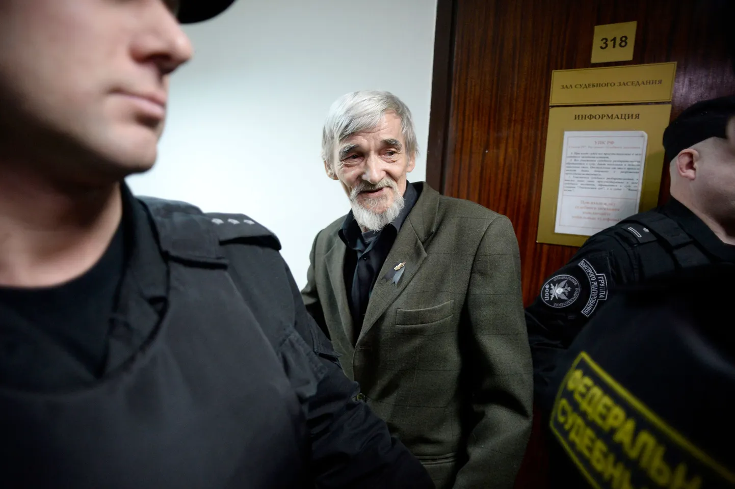 Tuntud Vene Gulagi-ajaloolane Juri Dmitrijev, kes mõisteti 13 aastaks range režiimiga kolooniasse.