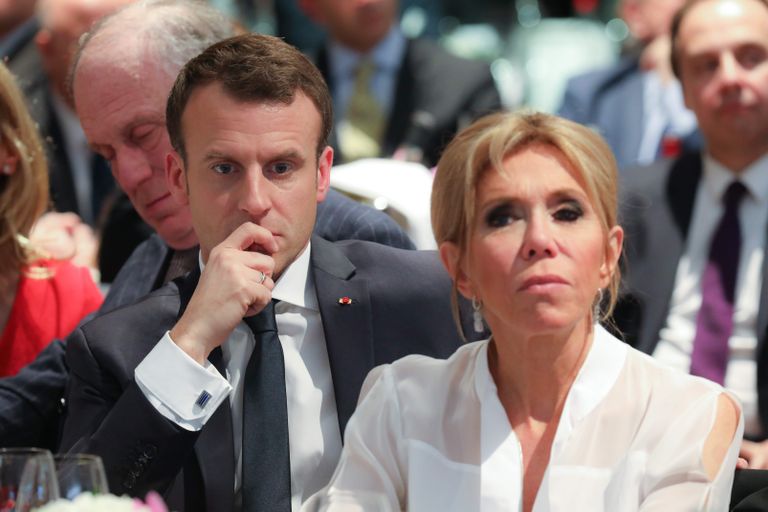 Emmanuel ja Brigitte Macron