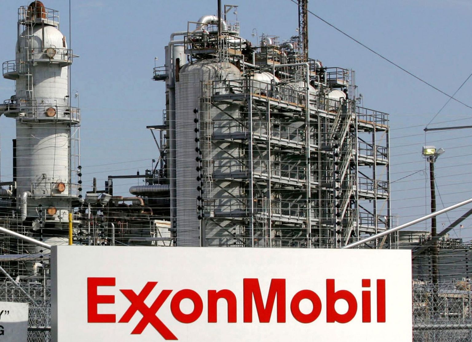 Exxon Mobili naftatöötlemistehas USAs Texase osariigis Baytownis.