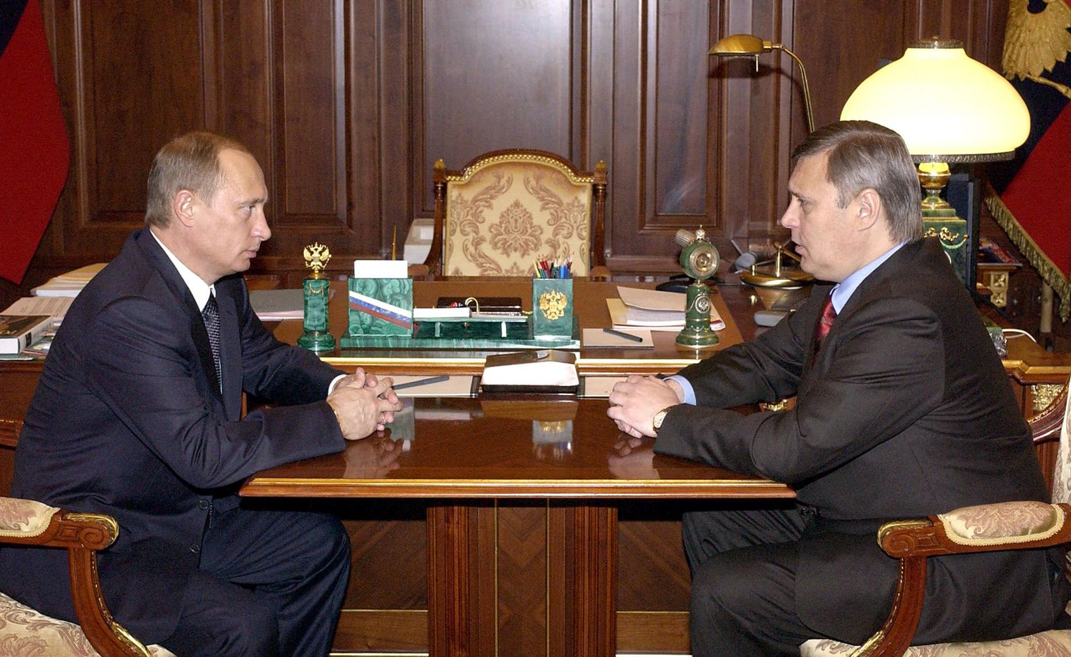 Vladimir Putin ja Mihhail Kasjanov 2004. aastal.
