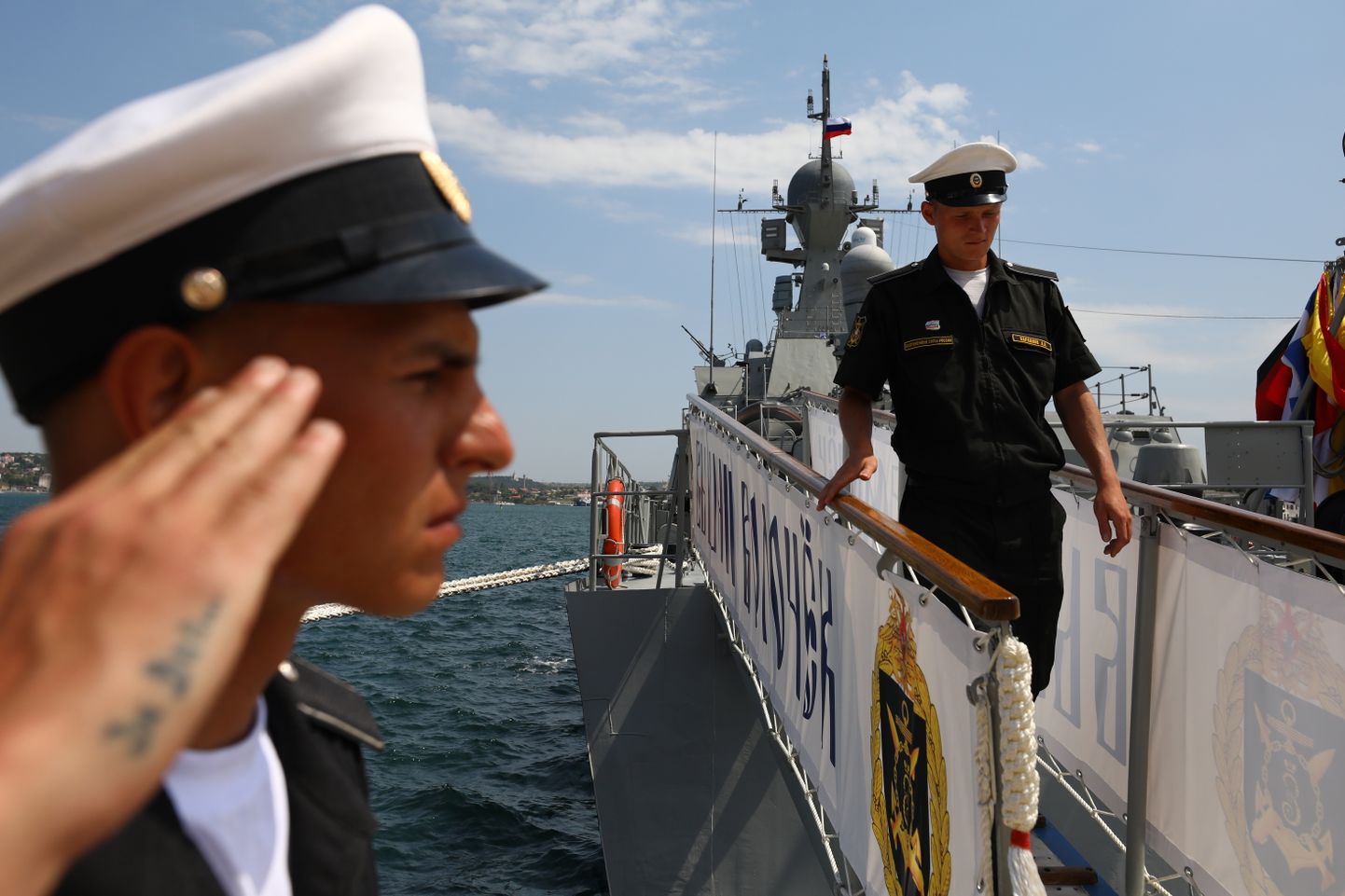 Venemaa Musta mere laevastik Sevastoopolis Krimmis.