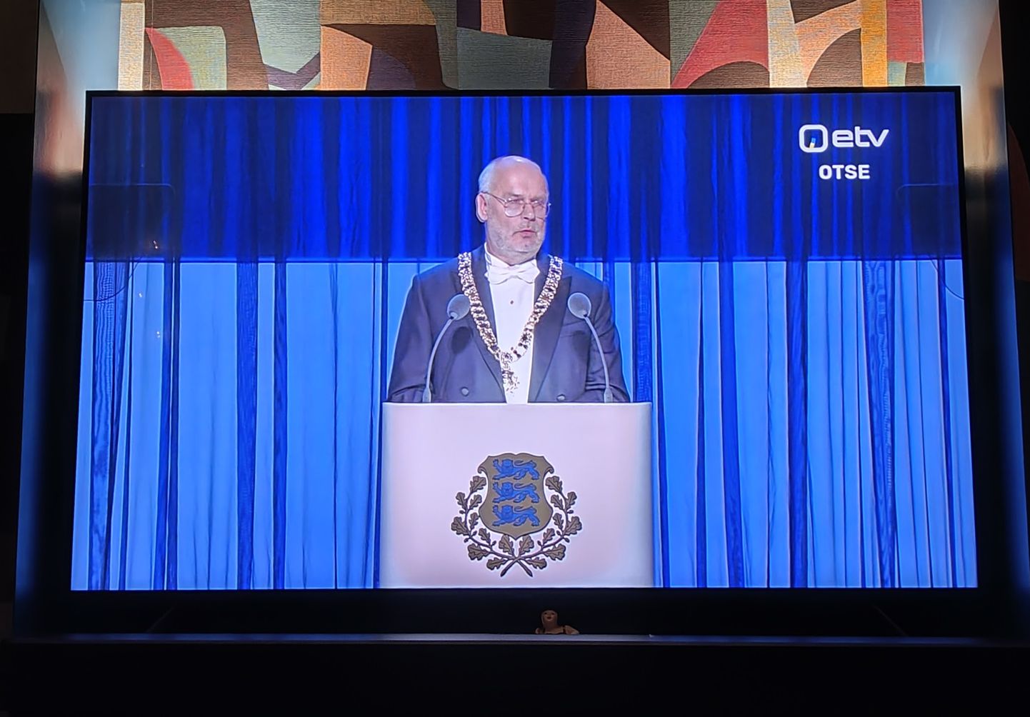 President Alar Karise kõne ülekanne Eesti vabariigi 106. aastapäeval.