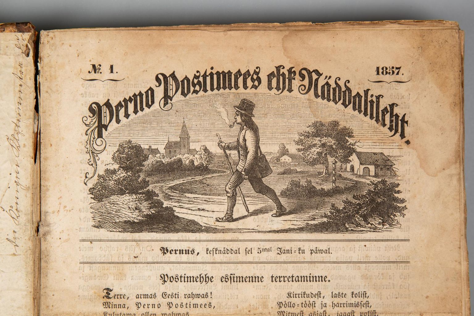 Perno Postimees ehk Näddalileht 1857.