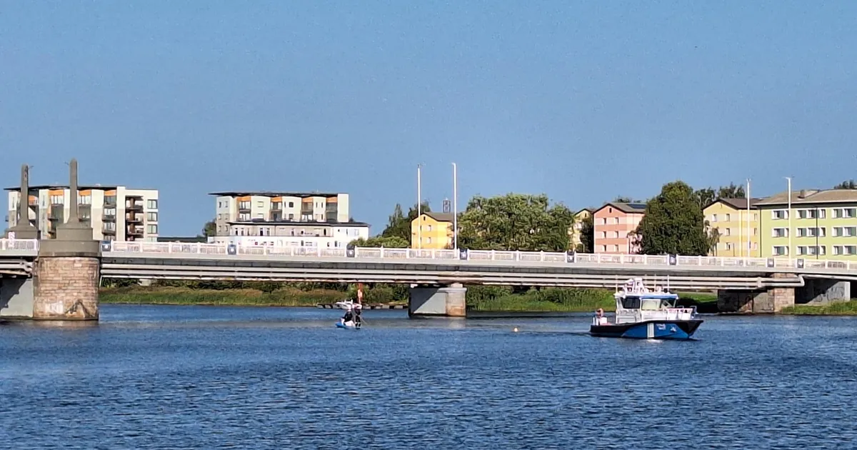Pärnu jõkke uppus inimene