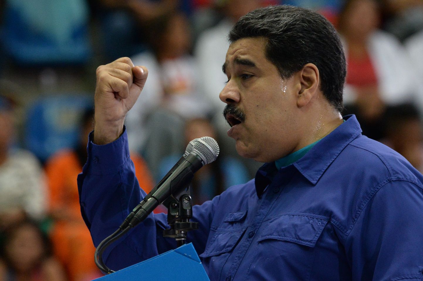 Venezuela president Nicolas Maduro esinemas 7. veebruaril Caracases.