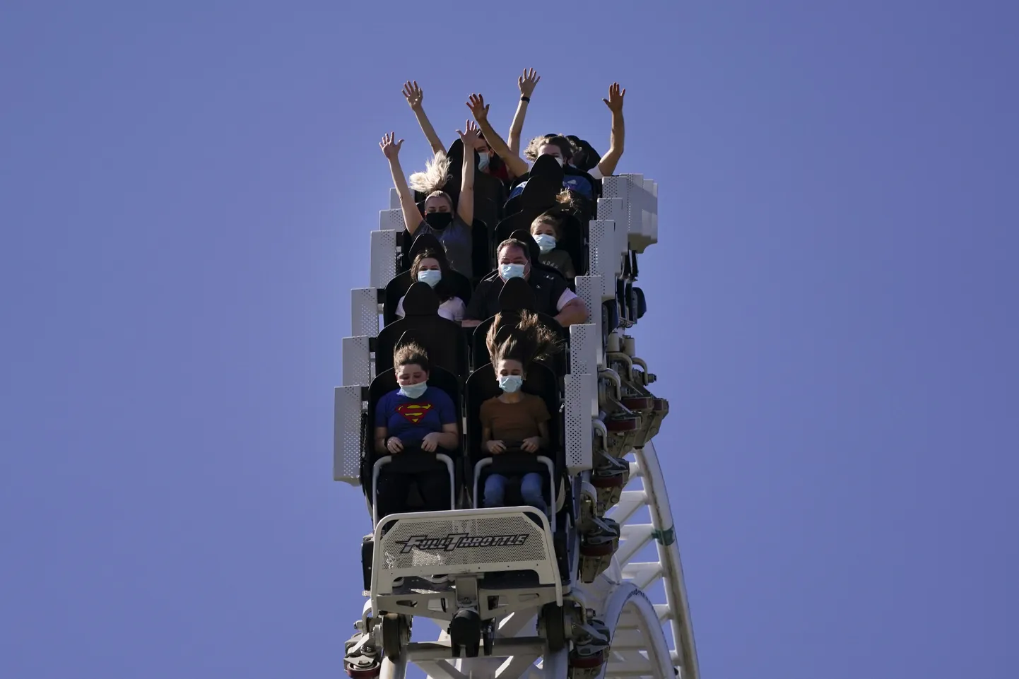 Six Flags lõbustuspark Californias.