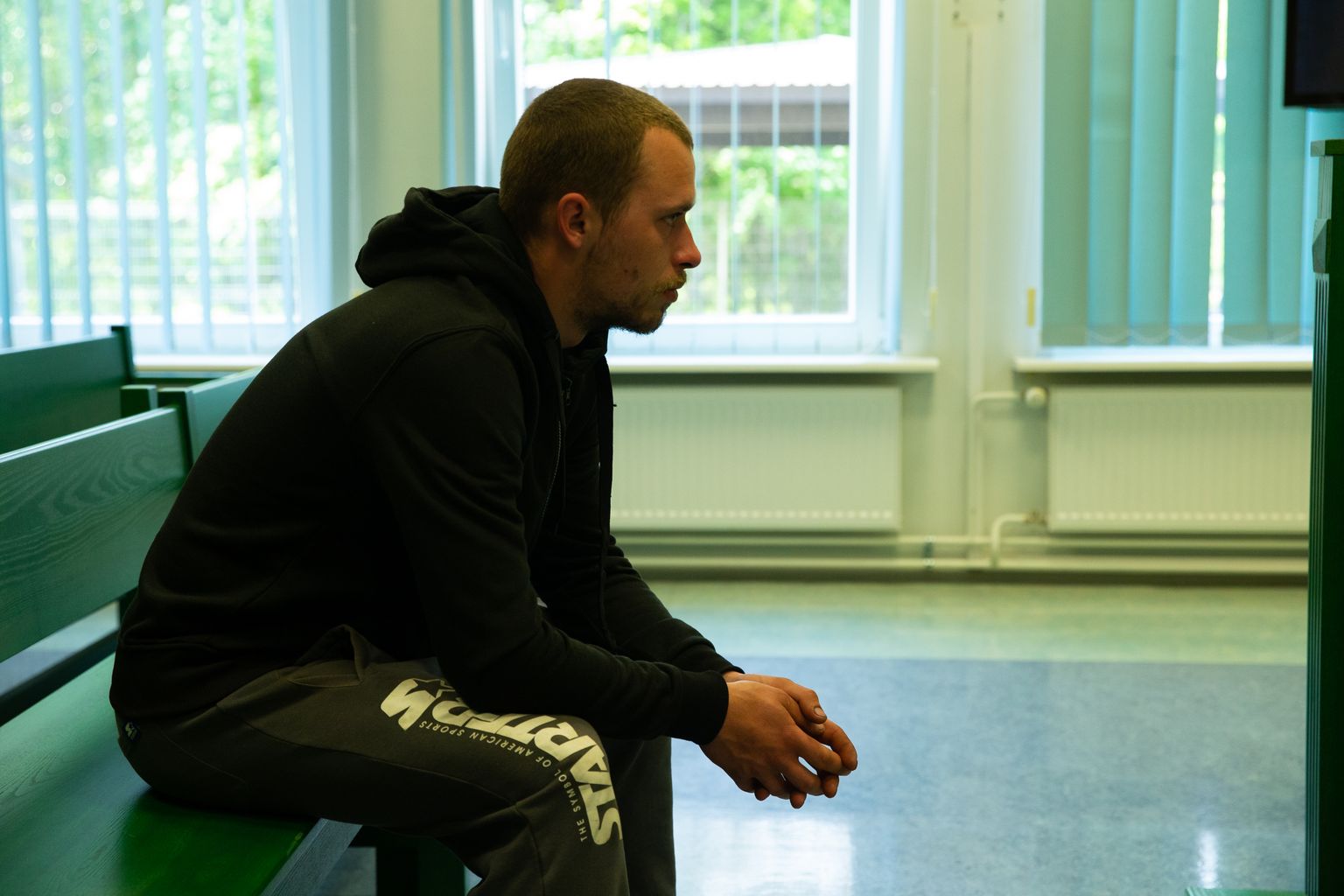 Kalvi-Kalle Kruusamäe Rapla kohtumajas.