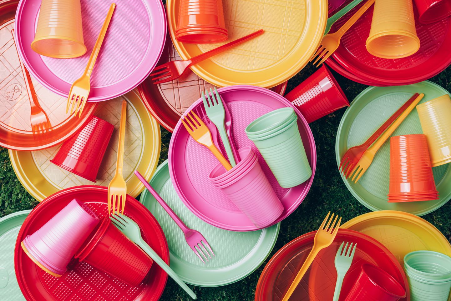 Пластмассовая посуда. Иллюстративное фото